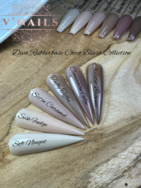 Rubber Base Choco Blush - Silk Fudge  - 15ml  -  Hema Free - TPO Free 