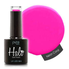 Halo Gel Polish 8ml Neon Coral ( The Core Collection )