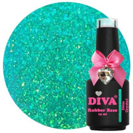 Diva Gellak Rubber Basecoat Crystal Ibiza 15 ml