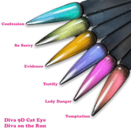 Diva Gellak Cat Eye - Lady Danger 15ml - Diva On The Run Collection