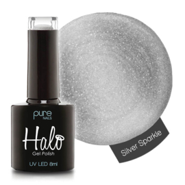 Halo Gel Polish 8ml Silver Sparkle  ( The Core Collection )