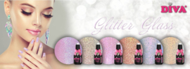 Diva Gellak Glitter Glass 6x10ml Collection - HEMA Free - Hema Free - TPO Free