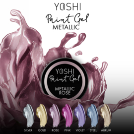 YOSHI Paint Gel Metallic Rose - HEMA Free - TPO Free