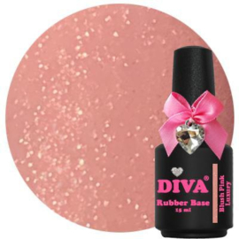 Diva Gellak Rubber Basecoat Blush Pink Luxury 15 ml