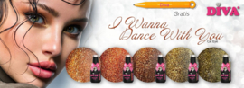 Diva Gellak Cat Eye I Wanna Dance With You 10ml Collection + Gratis magneet pen - Hema & TPO Free  - PRE ORDER 07/10