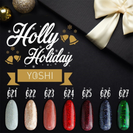Yoshi Gelpolish Holly Holiday Collection 7 x 6ml - TPO Free