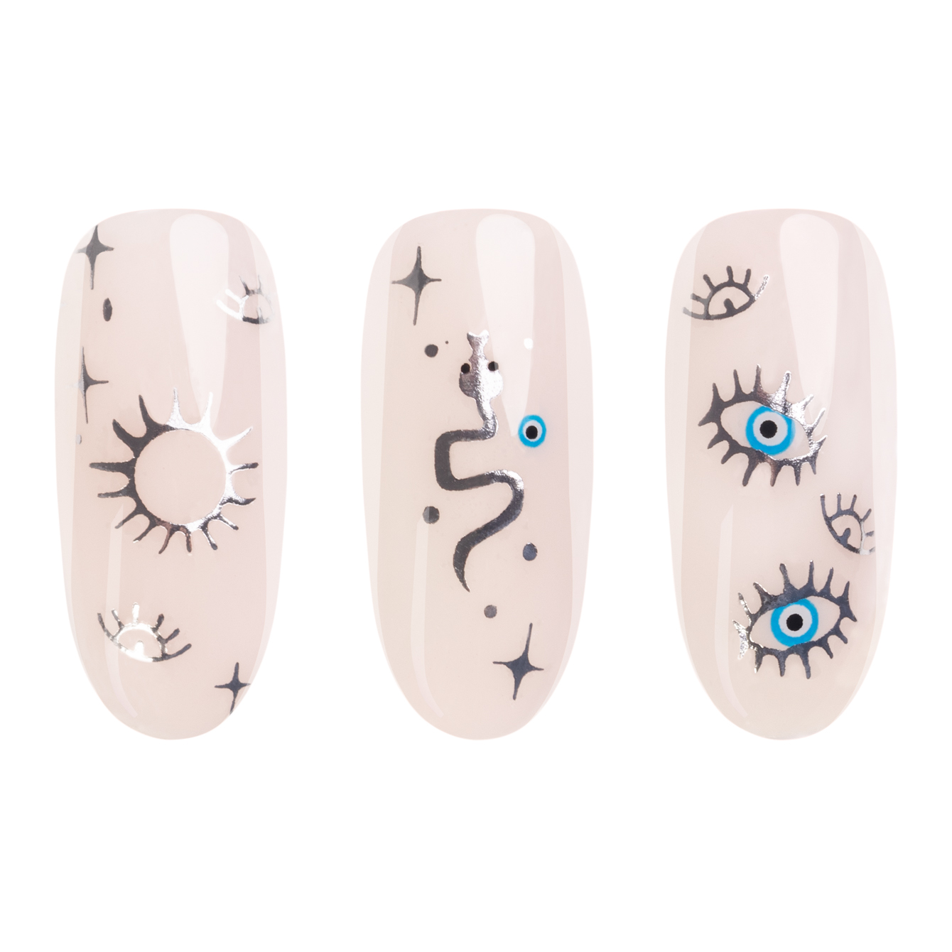 Nailart Stickers - Boho Silver- NN 11493