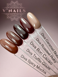 Diva Gellak Velvet Vally - Roasted Ruby - 15ml