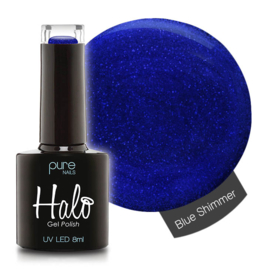 Halo Gel Polish 8ml *Blue Shimmer* ( The Core Collection )