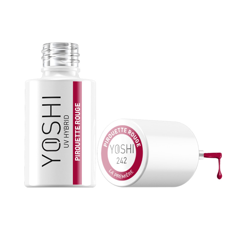 Yoshi Gelpolish La Premiere - Pirouette Rouge 6ml - 242 - Hema & TPO Free