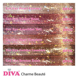 Diva Gellak Cat Eye Charme Beauté Collectie - 6x10ml + Gratis Color Pop Stickers  +  Bear Magneet
