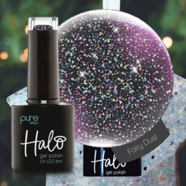 Halo Gel Polish 8ml Fairy Dust Glitter Topcoat No Wipe