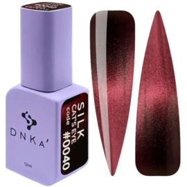 DNKa' Gel Polish Wine Red Cat Eye Silk  - 0040