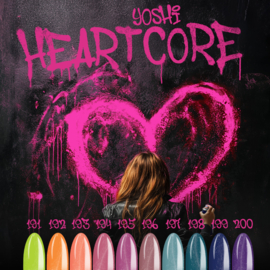 Yoshi Gelpolish Heartcore Collection 10 x 6ml - Neon Reflective Cat Eye  + Gratis Color Pop stickers - Hema & TPO Free