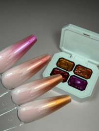 Fade & Ombre Metallic Gel - Box 4 kleuren
