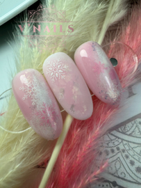 Stamping Snowflake Pink