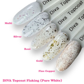 DIVA Topcoat Flaking Silver - No Wipe 15 ml