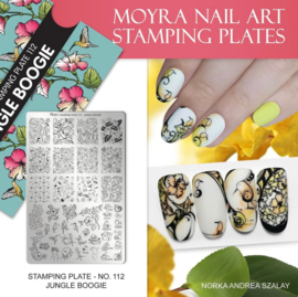 Moyra Stamping Plate 112 Jungle boogie