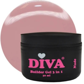 DIVA Builder Gel LOW HEAT 3-in-1 NUDE 30ml