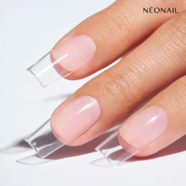 Invisible Flex tips 02 Clear Square - 300pcs ( Press On )