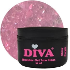 Diva Builder Gel Shiny Purple  - 30 ml - Low Heat 