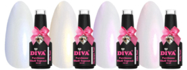 Diva Parelmoer Shell Topcoat Lilacs Pearl No Wipe 15ml