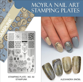 Moyra Stamping Plate 092 Stampunk