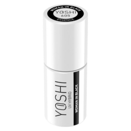 Yoshi Gelpolish Essence - Woman in Black 6ml - 605 (zwart)  - TPO Free