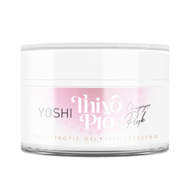 Yoshi THIXO PRO GEL UV LED Champagne Pink - 15ml - Self Leveling  - Low Heat - TPO Free