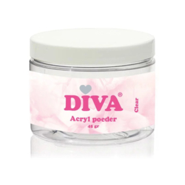 Diva Acryl Poeder Clear 45 gram