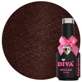 Diva Gellak Brown Rebel Diva Edition - Midnight Sprinkle 10 ml