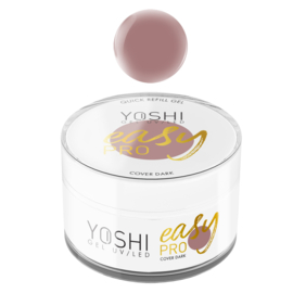 Yoshi Easy PRO GEL UV LED Cover Dark - 15ml - Self Leveling - Low Heat  - TPO Free