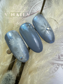Moyra Mini Stamping Plate 127 When Snowflakes Fall