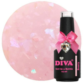Diva Gel in a Bottle Showflakes Collection -  6x15ml - Hema Free + Gratis Fineliner