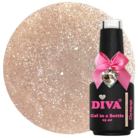 Diva Gel in a Bottle - Glamorous - Champagne 15 ml - Hema Free - TPO Free