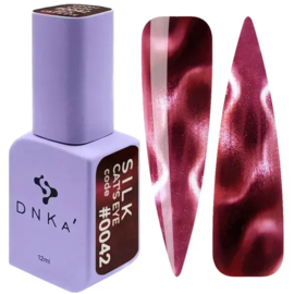 DNKa' Gel Polish Wine Red Cat Eye Silk  - 0042