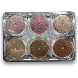 Diva Extremely Chique Chrome Pigment Set 6 pcs