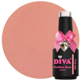 Diva Rubber Base Soft Rose - Hema Vrij - 15 ml