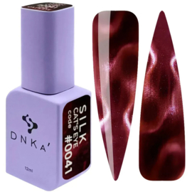 DNKa' Gel Polish Wine Red Cat Eye Silk  - 0041