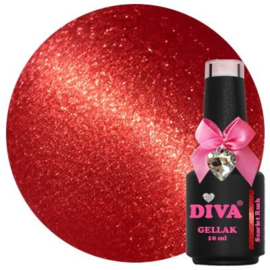 Diva Gellak Cat Eye Rouge Obsession Collectie - 6x10ml + Gratis Color Pop Stickers  +  Bear Magneet