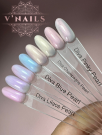 Diva Parelmoer Shell Topcoat Lilacs Pearl No Wipe 15ml