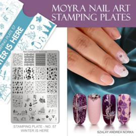 Moyra Stamping Plate 057 Winter is Here