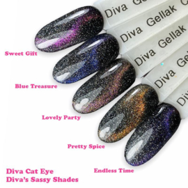 Diva Gellak Cat Eye Diva s Sassy Shades Collection - 4+1 gratis