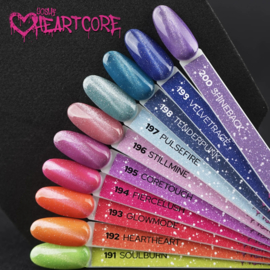 Yoshi Gelpolish Heartcore Collection 10 x 6ml - Neon Reflective Cat Eye  + Gratis Color Pop stickers - Hema & TPO Free