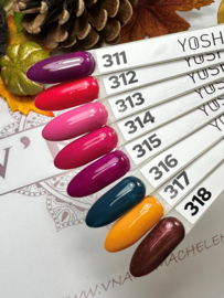 Yoshi Gelpolish Late Autumn - Collection 8x6ml  + Gratis Color Pop Stickers- TPO Free