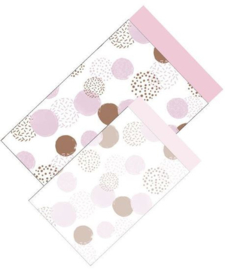 Dots pink 10 st.