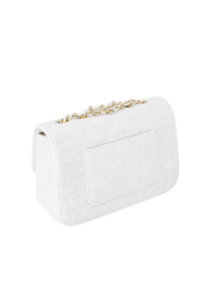 Witte tas, met gouden details