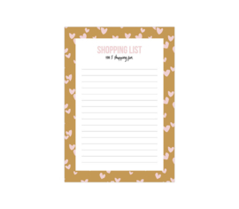 Shoppinglist hearts