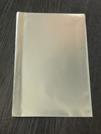 Cadeauzakjes metallic zilver groot
