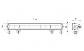 Barre LED 52cm